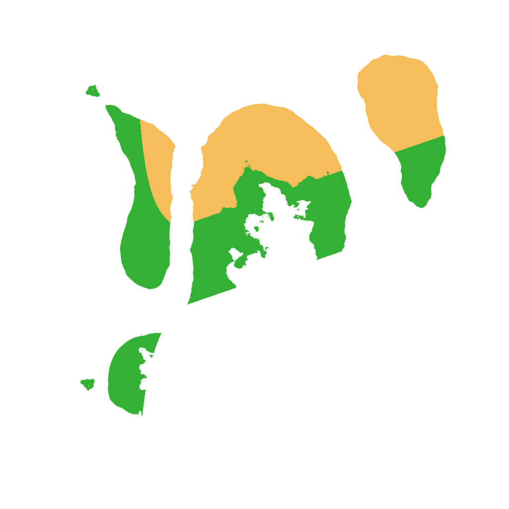 Biome Rust Map: Procedural Map, Size: 2000, Seed: 1796433006