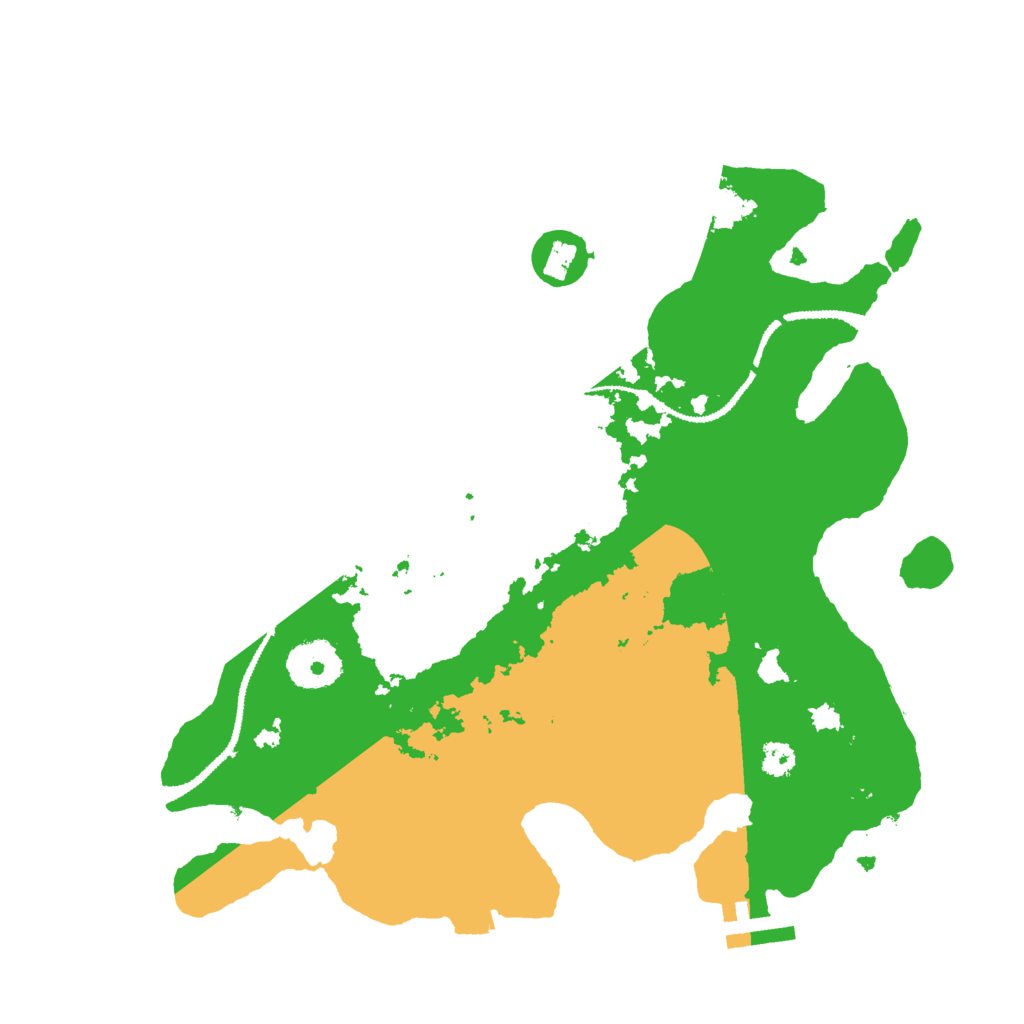 Biome Rust Map: Procedural Map, Size: 3000, Seed: 1447582919