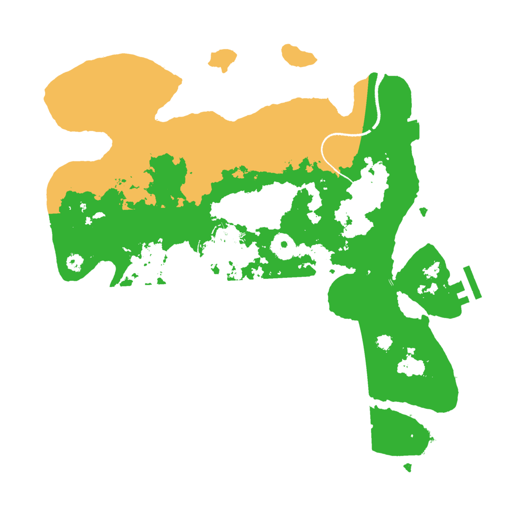 Biome Rust Map: Procedural Map, Size: 3000, Seed: 691306923