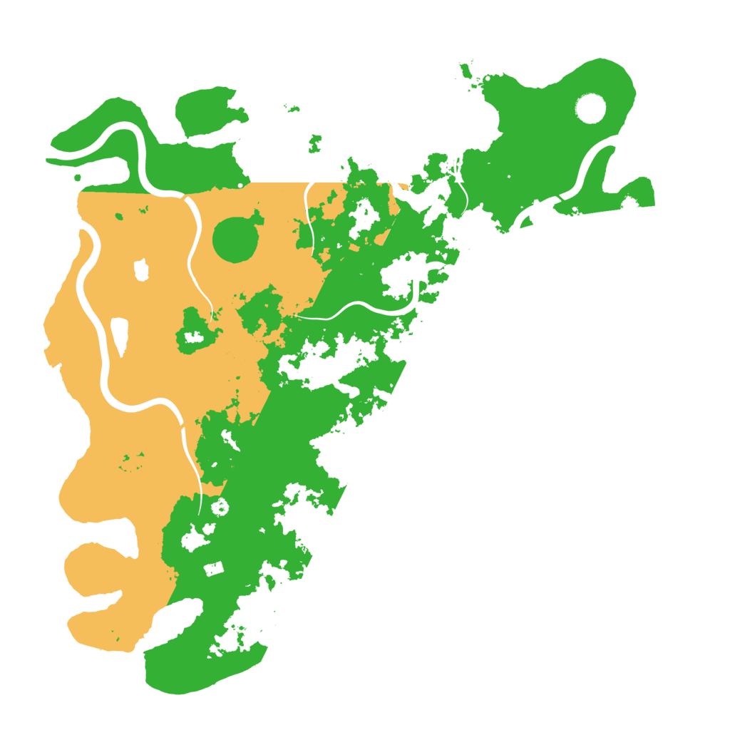 Biome Rust Map: Procedural Map, Size: 4250, Seed: 1234567666