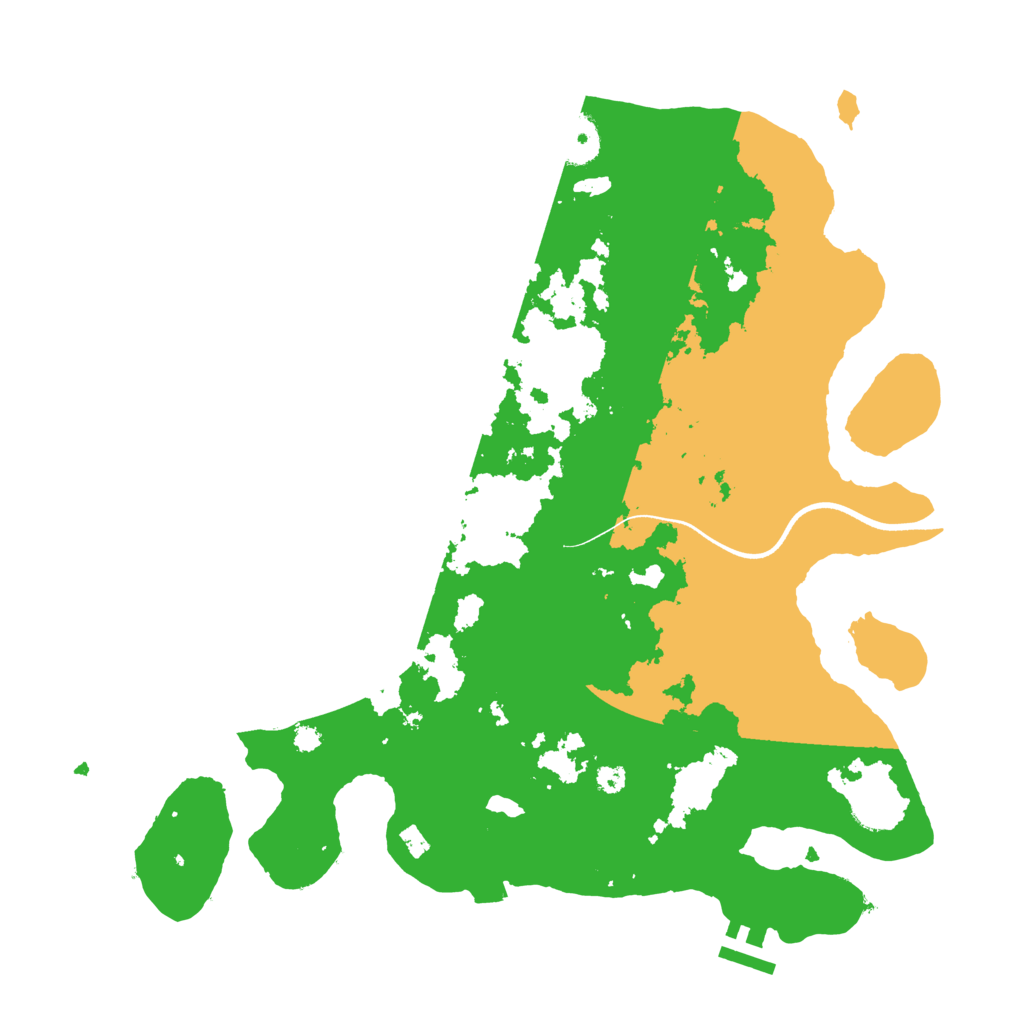 Biome Rust Map: Procedural Map, Size: 3600, Seed: 1783142374