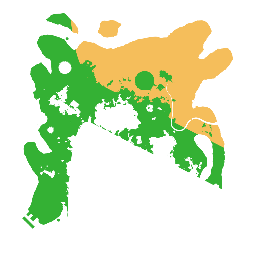 Biome Rust Map: Procedural Map, Size: 3500, Seed: 1813578162