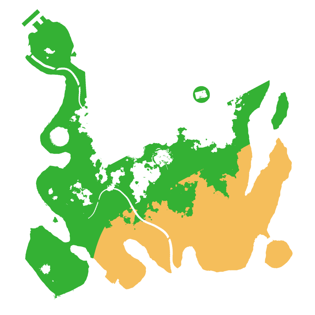 Biome Rust Map: Procedural Map, Size: 3000, Seed: 28572