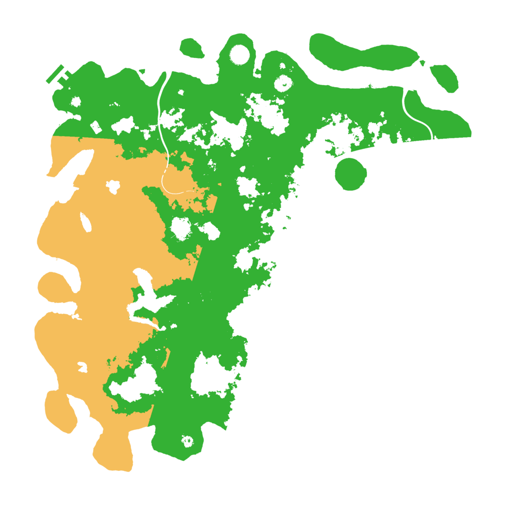 Biome Rust Map: Procedural Map, Size: 4500, Seed: 389300416