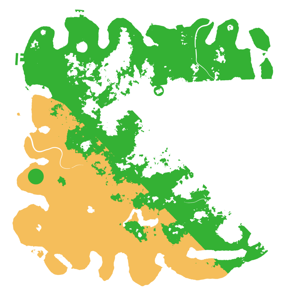 Biome Rust Map: Procedural Map, Size: 5000, Seed: 133986333
