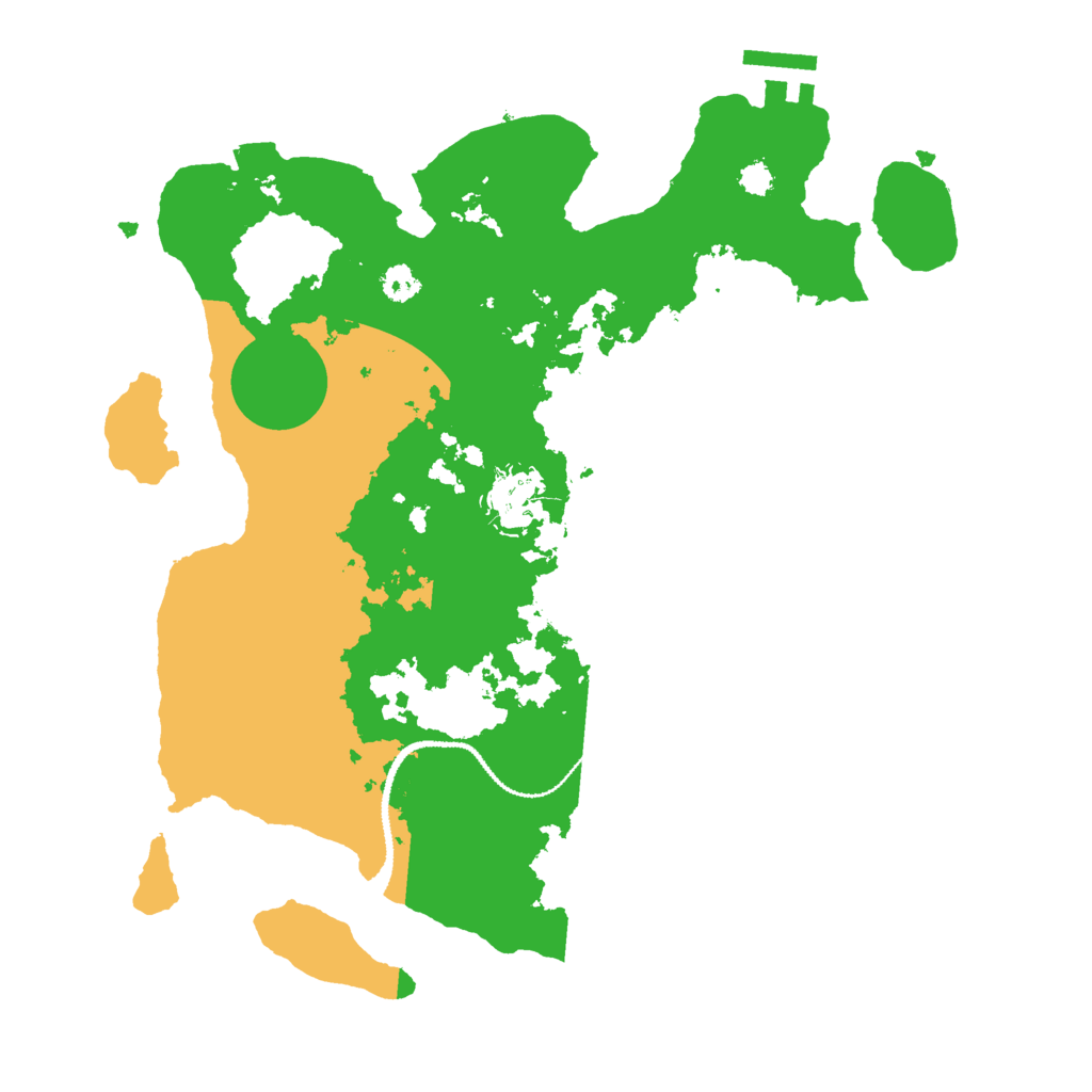 Biome Rust Map: Procedural Map, Size: 3000, Seed: 56732678