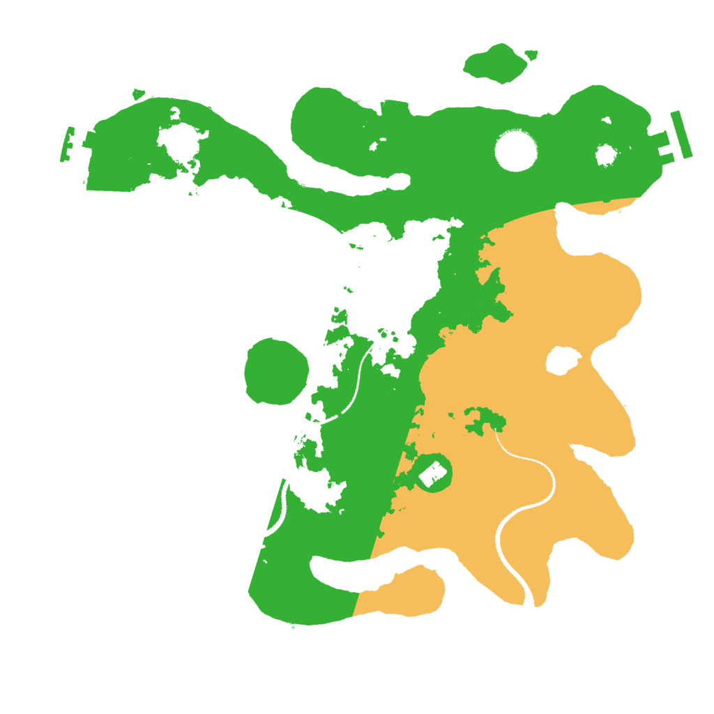 Biome Rust Map: Procedural Map, Size: 3000, Seed: 2052980518