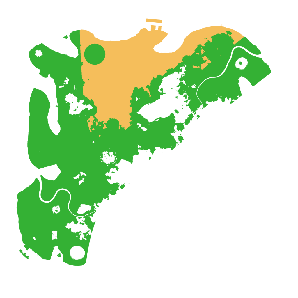 Biome Rust Map: Procedural Map, Size: 3750, Seed: 1300581225