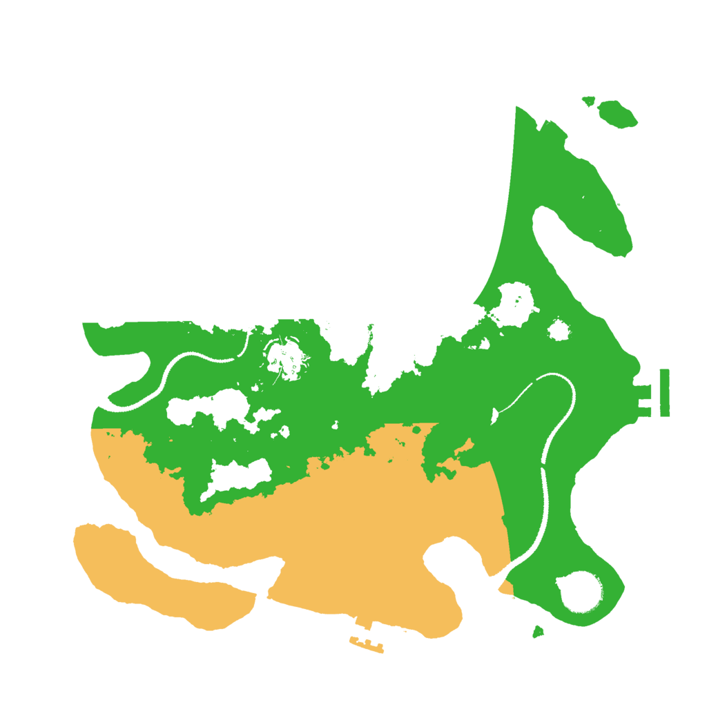 Biome Rust Map: Procedural Map, Size: 3000, Seed: 561472819