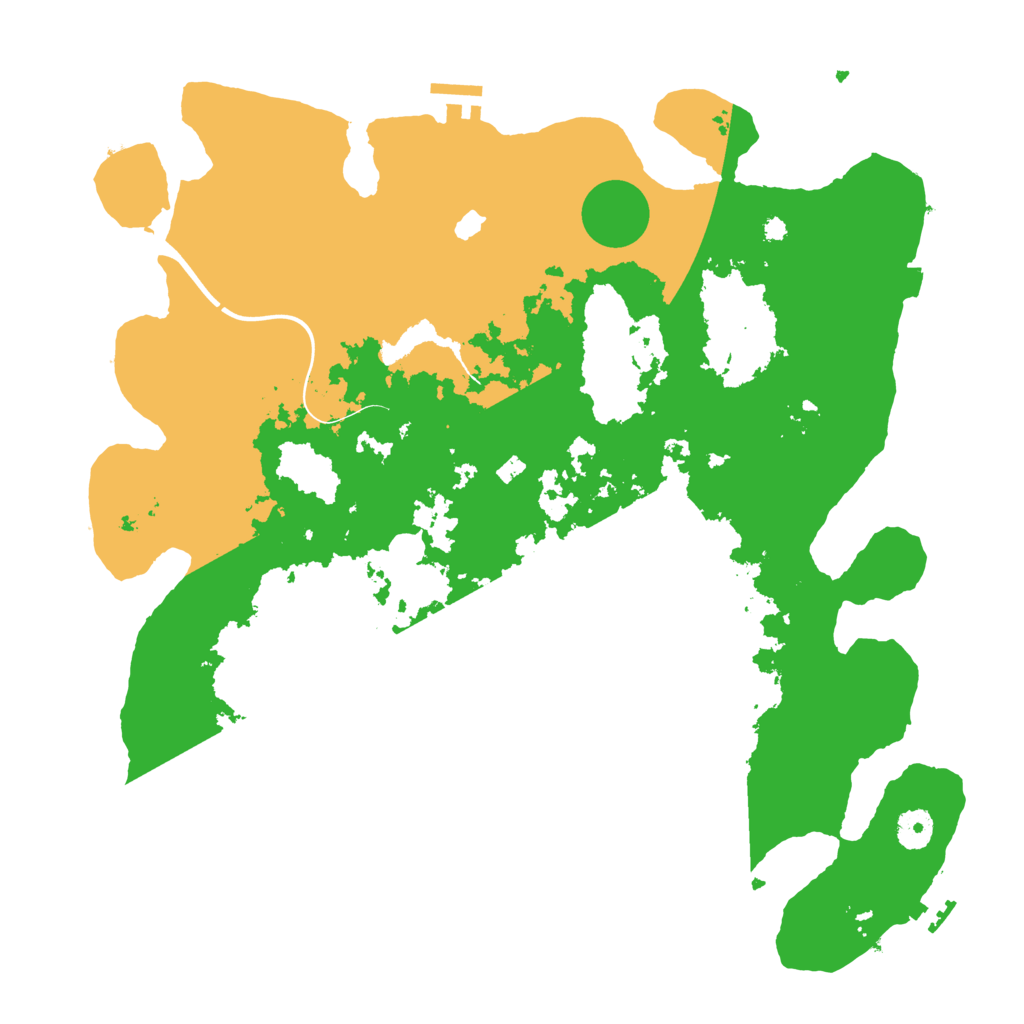 Biome Rust Map: Procedural Map, Size: 4000, Seed: 742725705