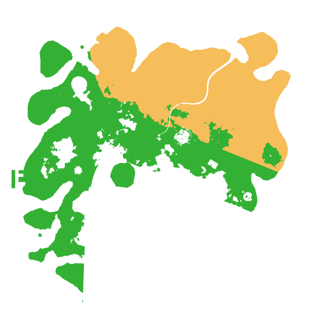 Biome Rust Map: Procedural Map, Size: 3500, Seed: 187145077