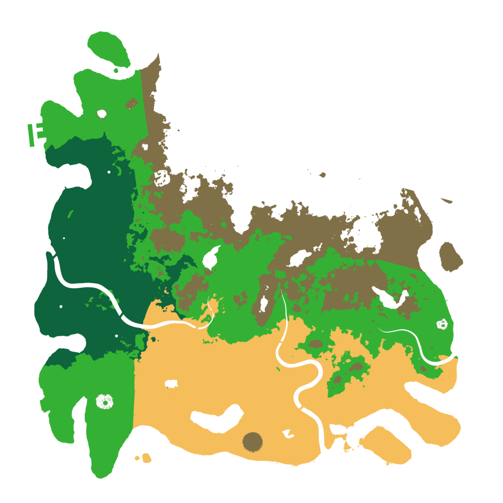 Biome Rust Map: Procedural Map, Size: 4500, Seed: 1166148053