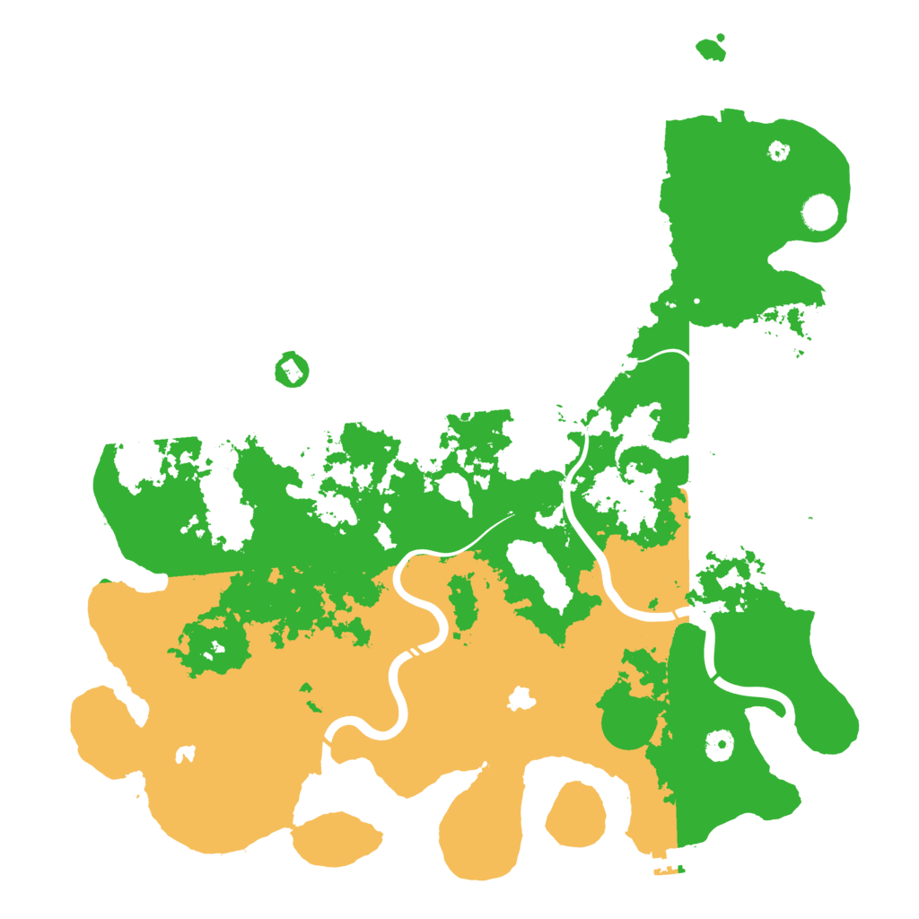 Biome Rust Map: Procedural Map, Size: 4500, Seed: 1519237927