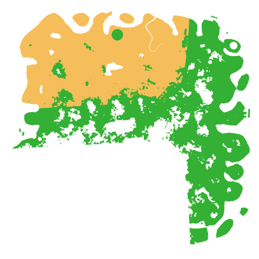 Biome Rust Map: Procedural Map, Size: 6000, Seed: 691306923