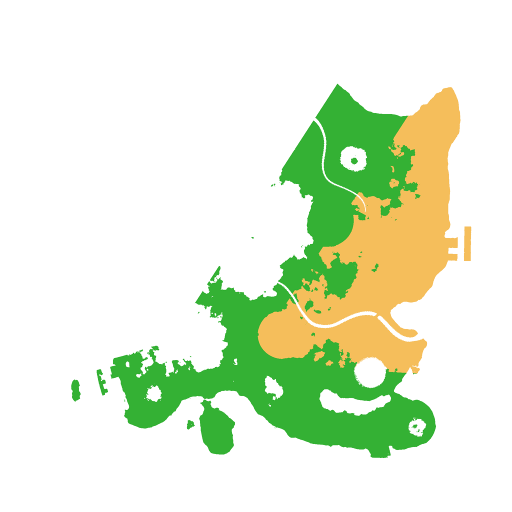 Biome Rust Map: Procedural Map, Size: 3000, Seed: 19101