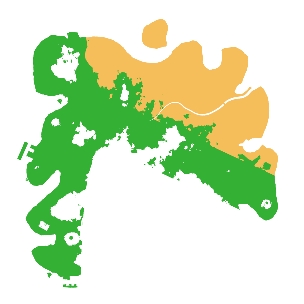 Biome Rust Map: Procedural Map, Size: 3250, Seed: 386264752