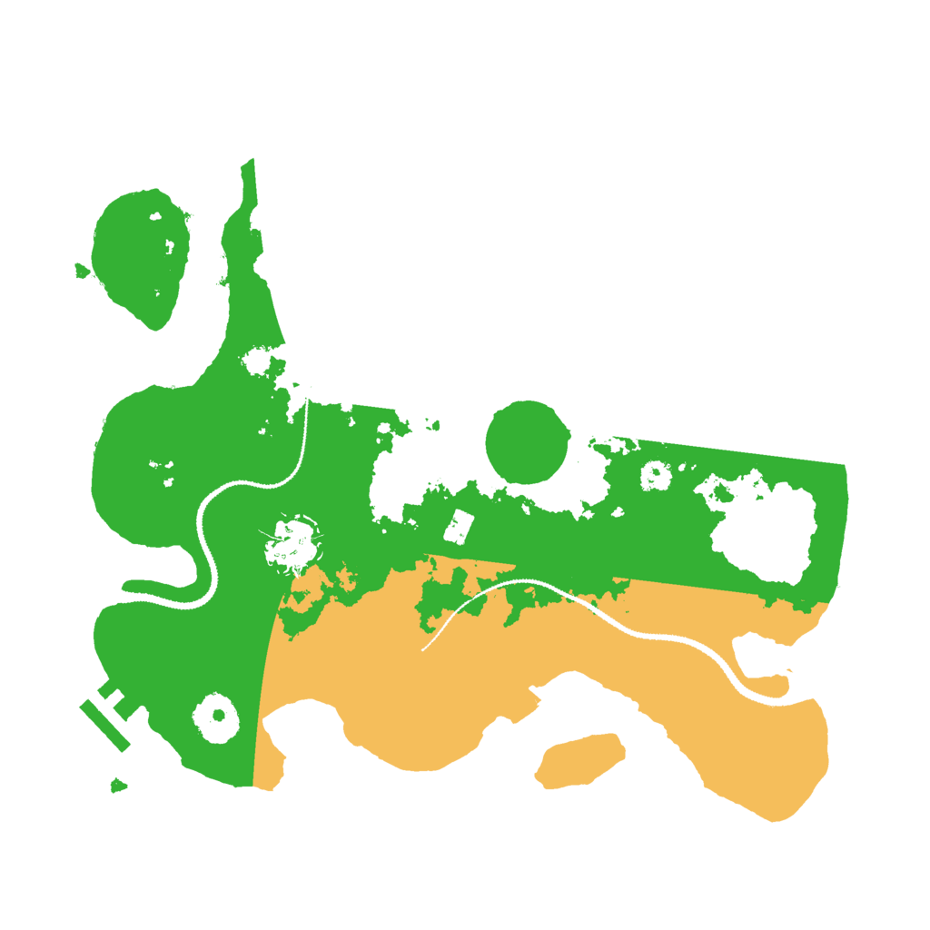 Biome Rust Map: Procedural Map, Size: 3000, Seed: 5293671