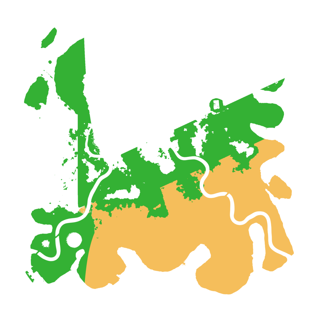 Biome Rust Map: Procedural Map, Size: 3700, Seed: 1450751855