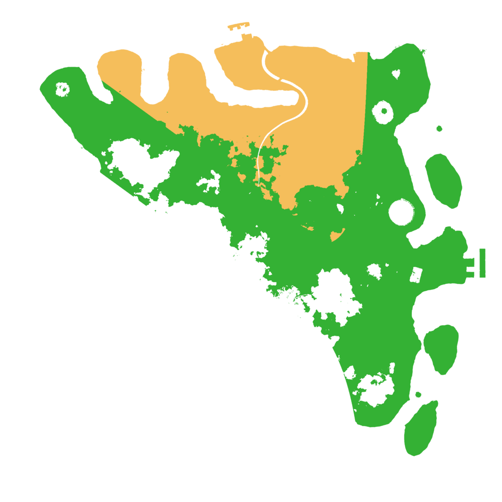 Biome Rust Map: Procedural Map, Size: 3500, Seed: 1031680844