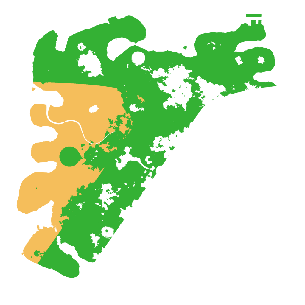 Biome Rust Map: Procedural Map, Size: 4000, Seed: 1165122371