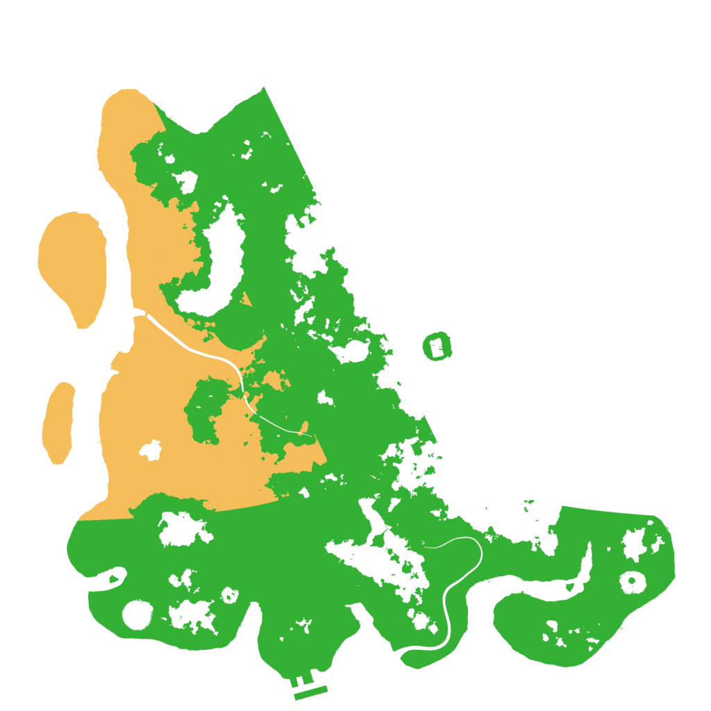 Biome Rust Map: Procedural Map, Size: 4250, Seed: 2035