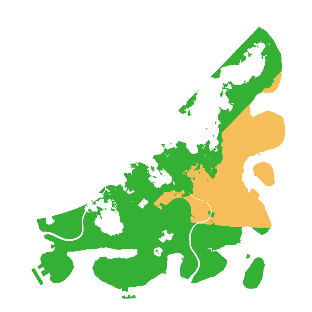 Biome Rust Map: Procedural Map, Size: 3500, Seed: 336414240