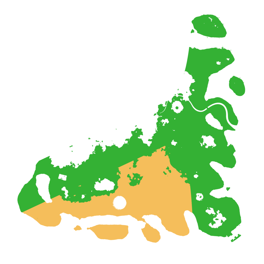 Biome Rust Map: Procedural Map, Size: 3500, Seed: 27053
