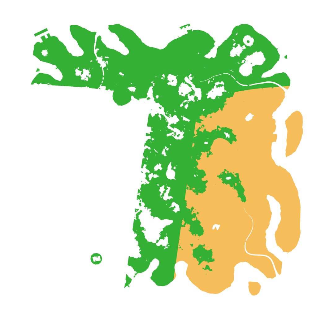 Biome Rust Map: Procedural Map, Size: 4500, Seed: 19890106