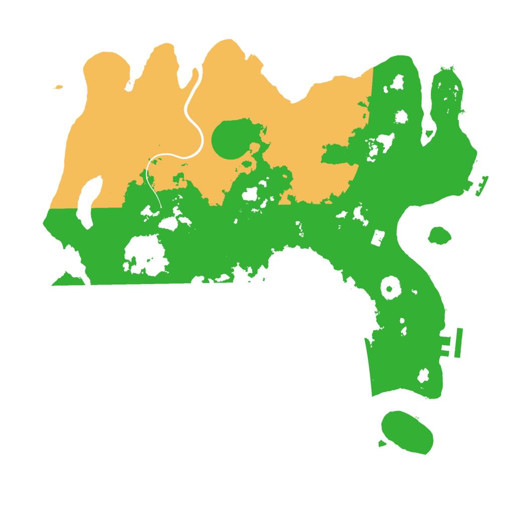Biome Rust Map: Procedural Map, Size: 3500, Seed: 2072998489
