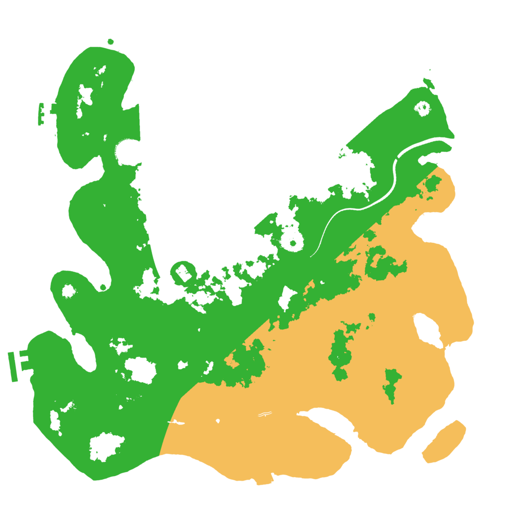 Biome Rust Map: Procedural Map, Size: 3500, Seed: 1257697491
