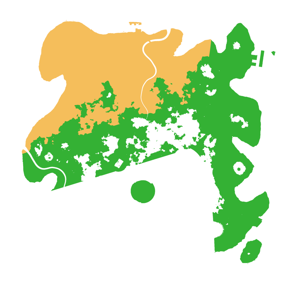 Biome Rust Map: Procedural Map, Size: 3600, Seed: 990323