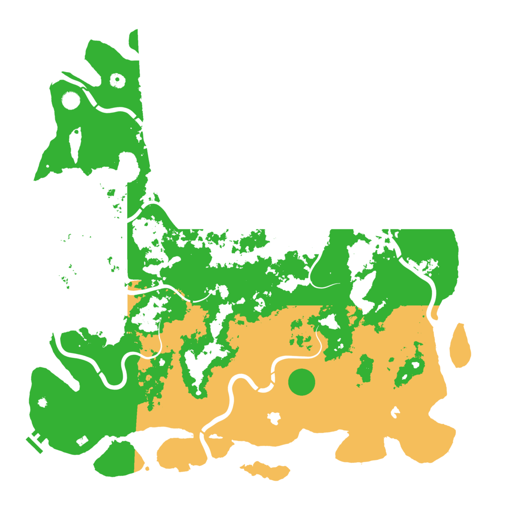 Biome Rust Map: Procedural Map, Size: 5000, Seed: 554048996