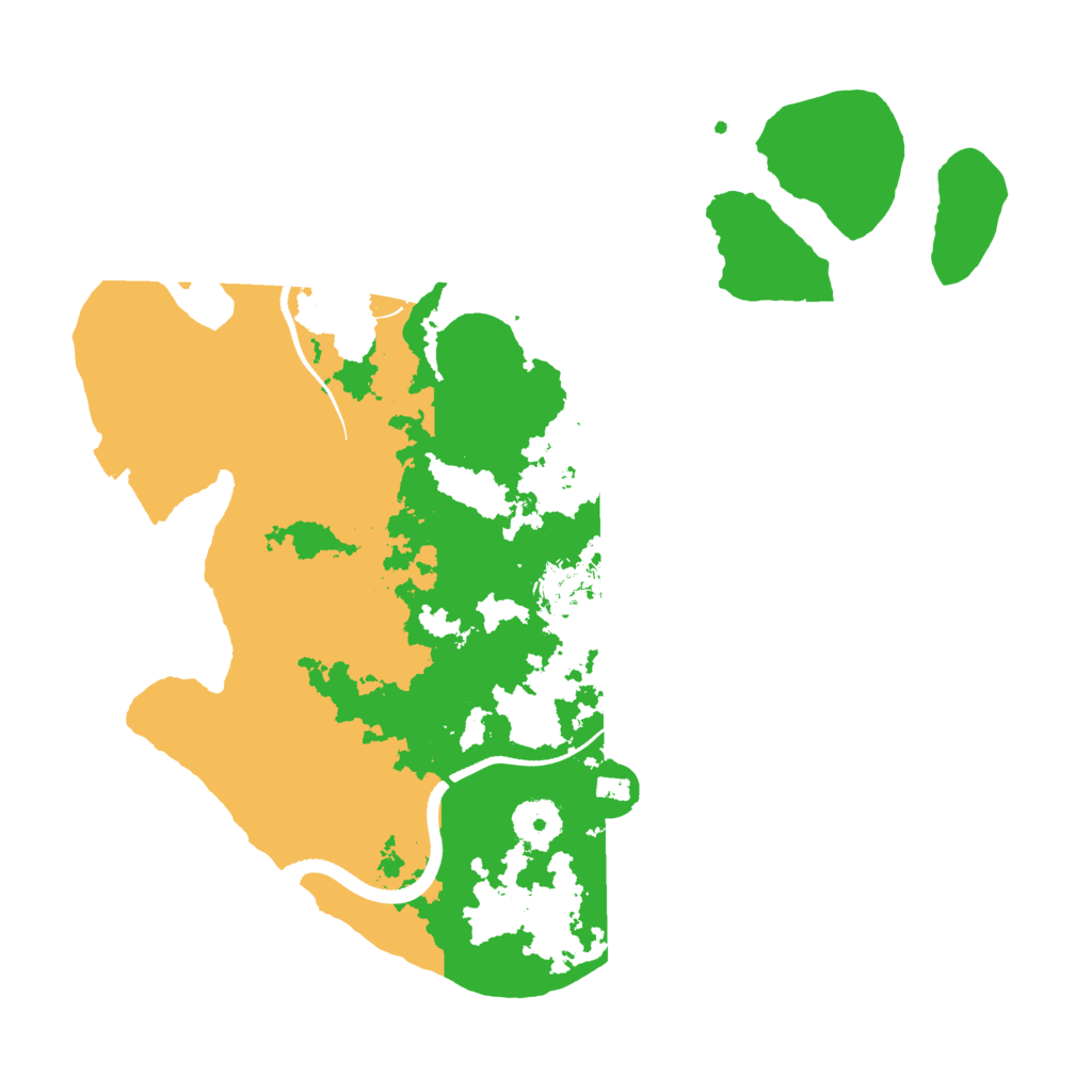 Biome Rust Map: Procedural Map, Size: 3500, Seed: 1867273587