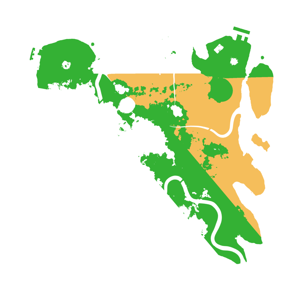 Biome Rust Map: Procedural Map, Size: 3500, Seed: 1472287421