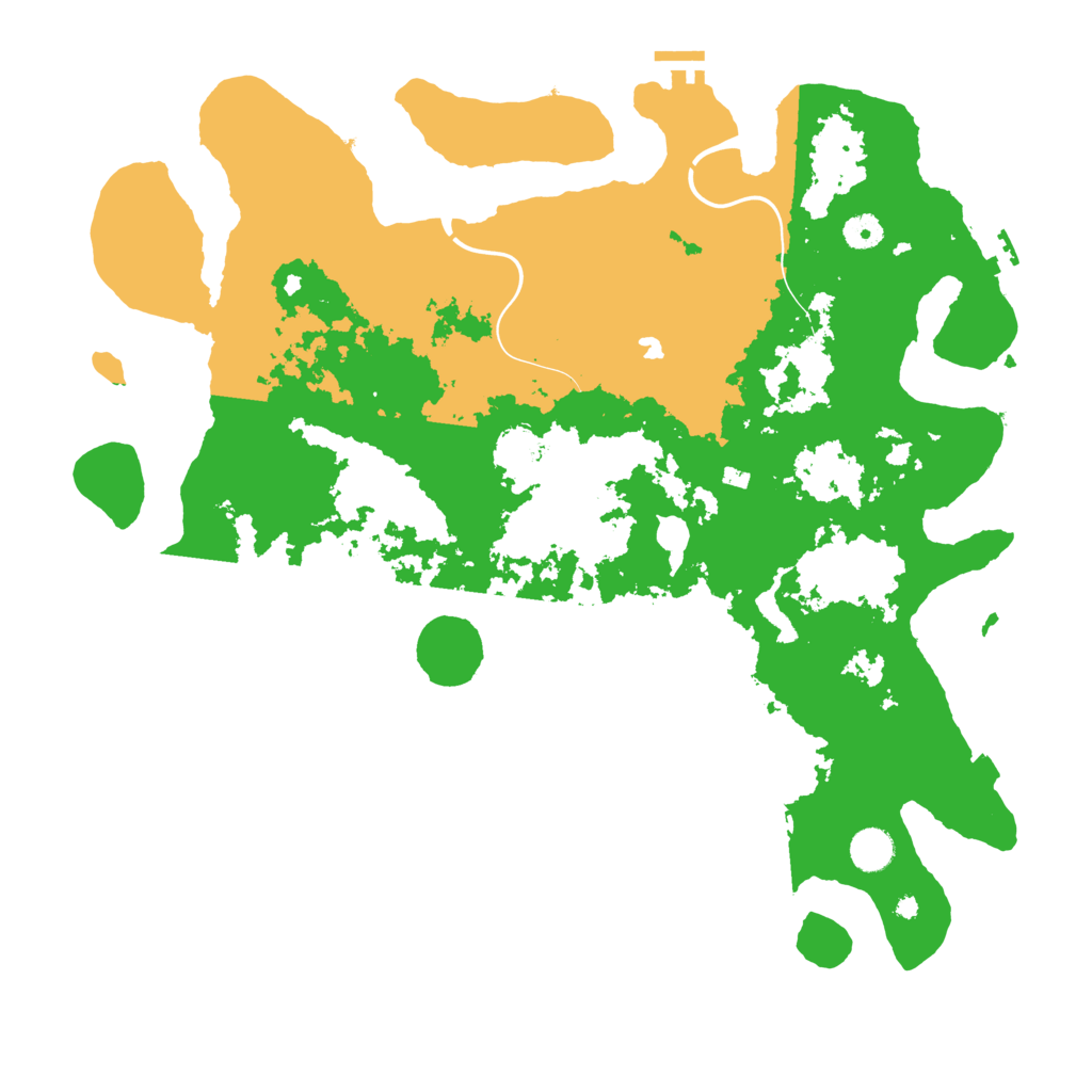 Biome Rust Map: Procedural Map, Size: 4400, Seed: 579879917