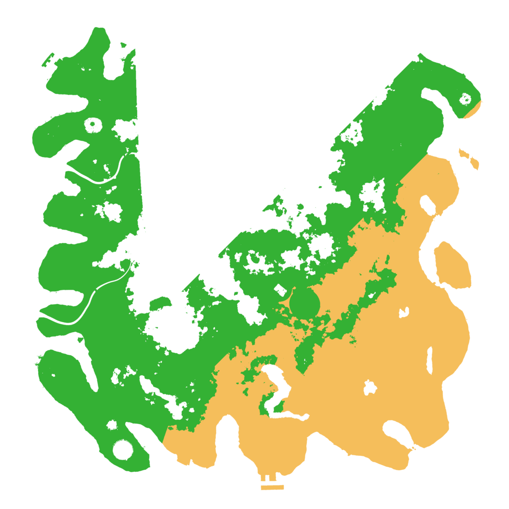 Biome Rust Map: Procedural Map, Size: 4500, Seed: 969356157