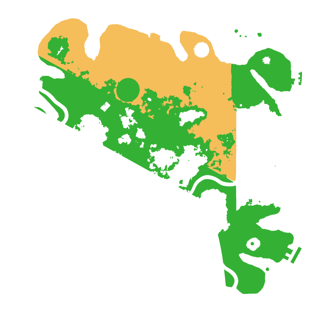 Biome Rust Map: Procedural Map, Size: 3650, Seed: 35000