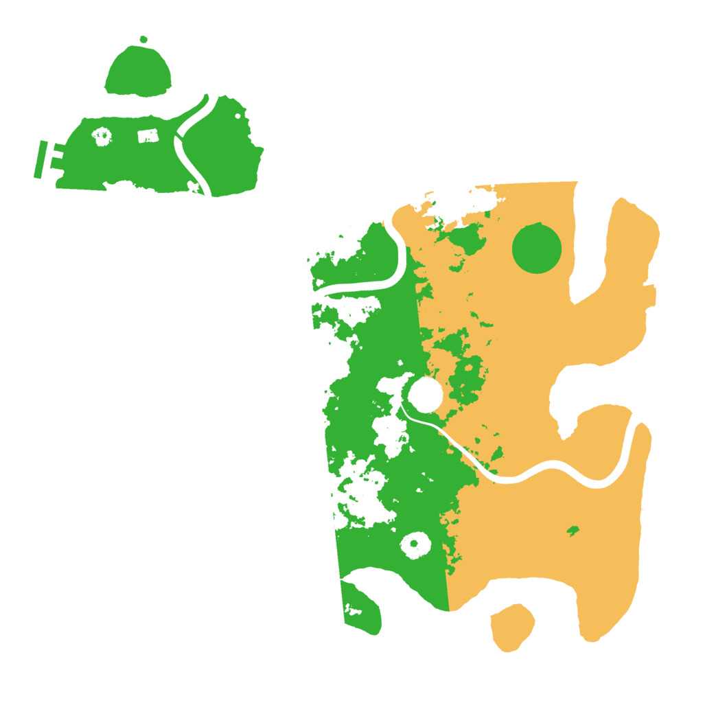Biome Rust Map: Procedural Map, Size: 3750, Seed: 689830911