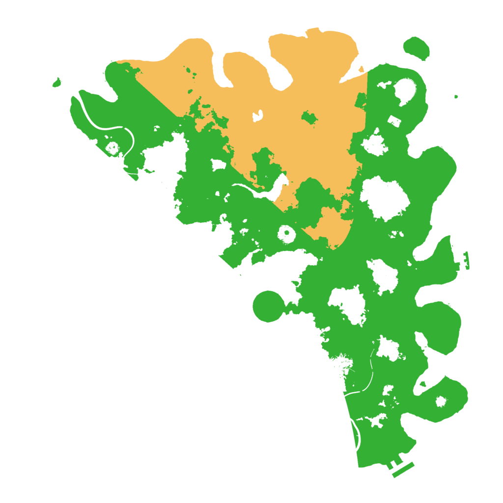 Biome Rust Map: Procedural Map, Size: 4250, Seed: 689529901