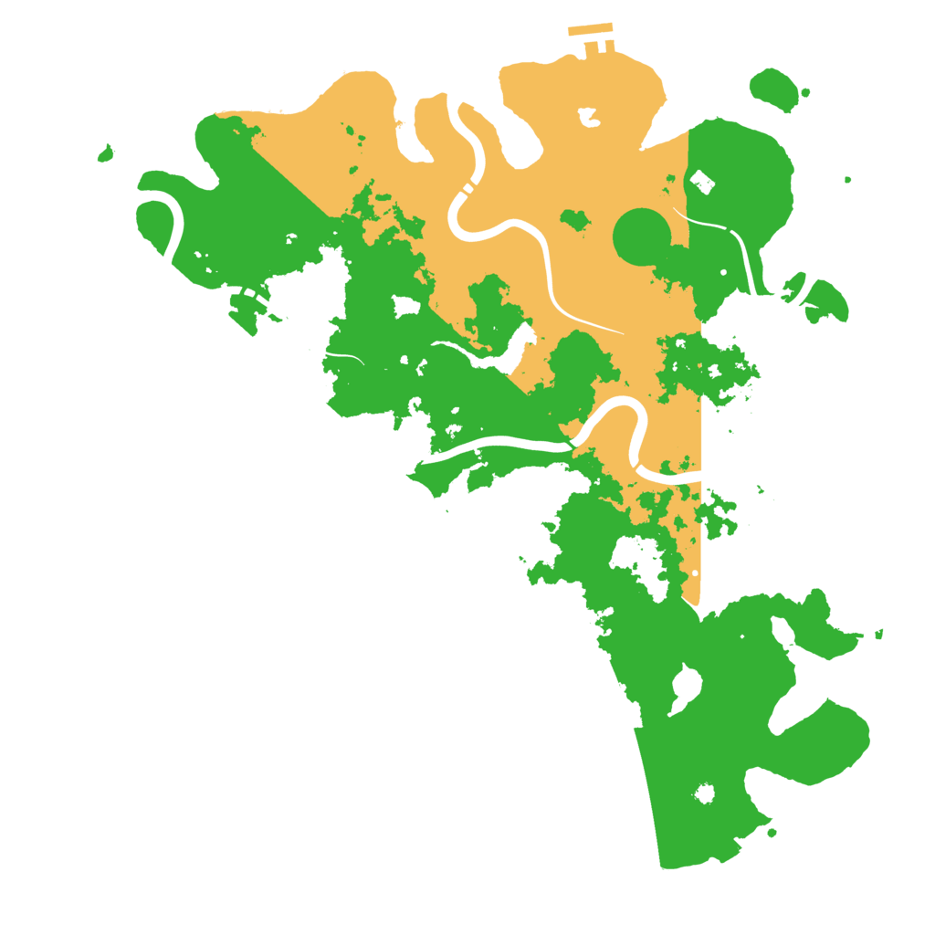Biome Rust Map: Procedural Map, Size: 4250, Seed: 689529901