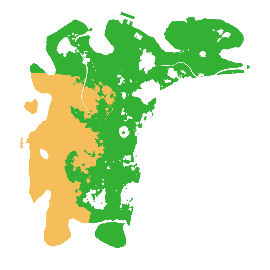 Biome Rust Map: Procedural Map, Size: 3750, Seed: 1954490494