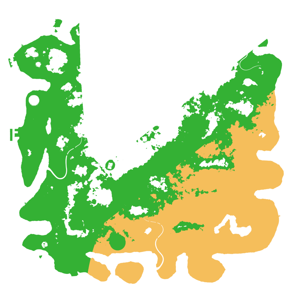Biome Rust Map: Procedural Map, Size: 5000, Seed: 58648