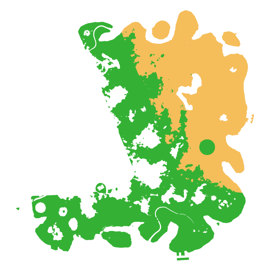 Biome Rust Map: Procedural Map, Size: 4500, Seed: 1323294561