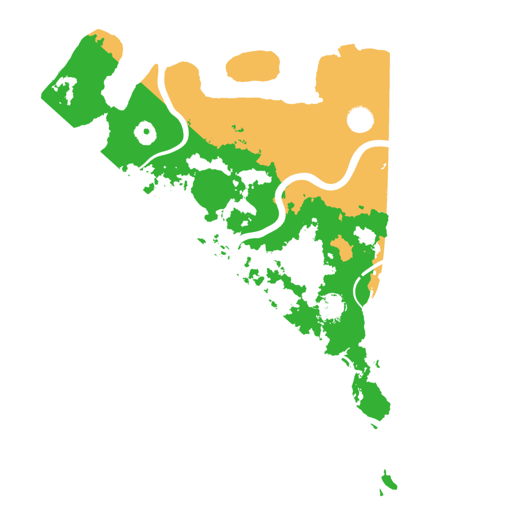 Biome Rust Map: Procedural Map, Size: 3500, Seed: 560086700