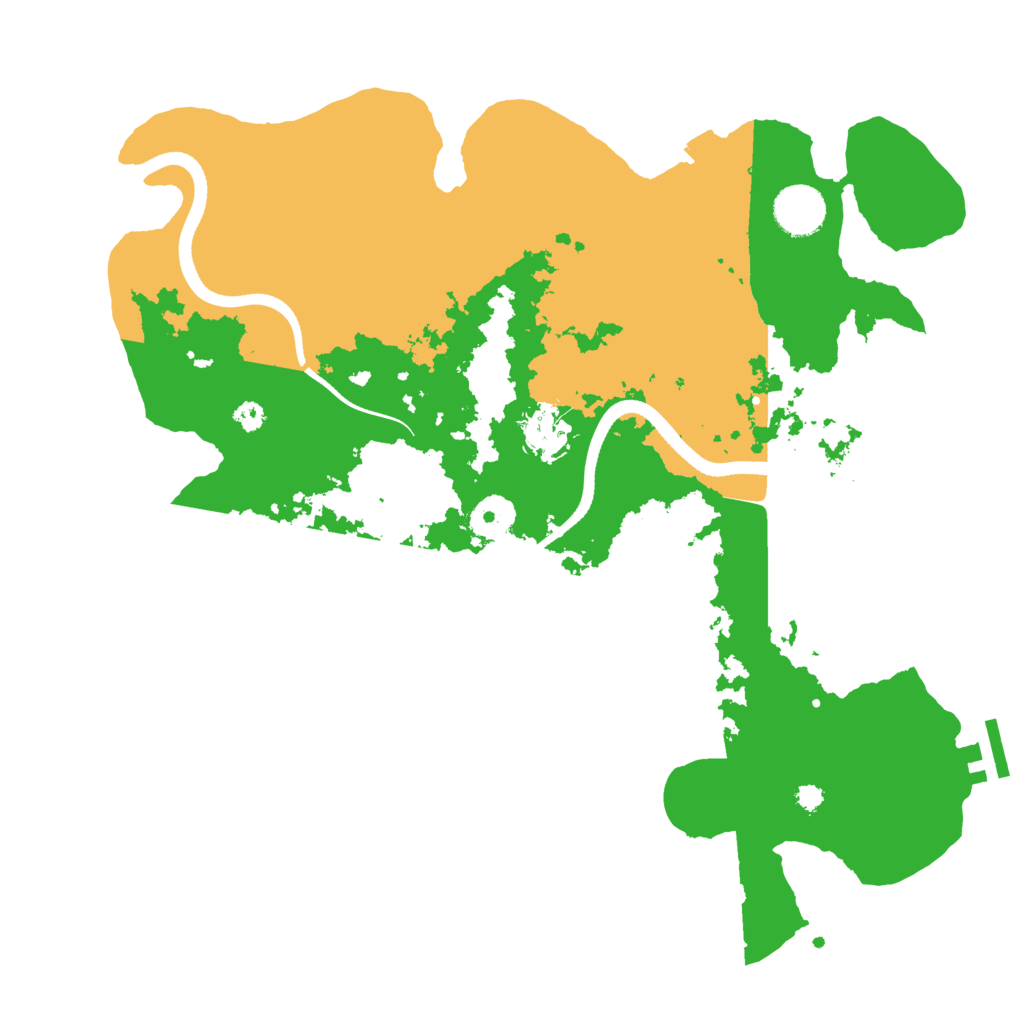 Biome Rust Map: Procedural Map, Size: 3500, Seed: 1590803990