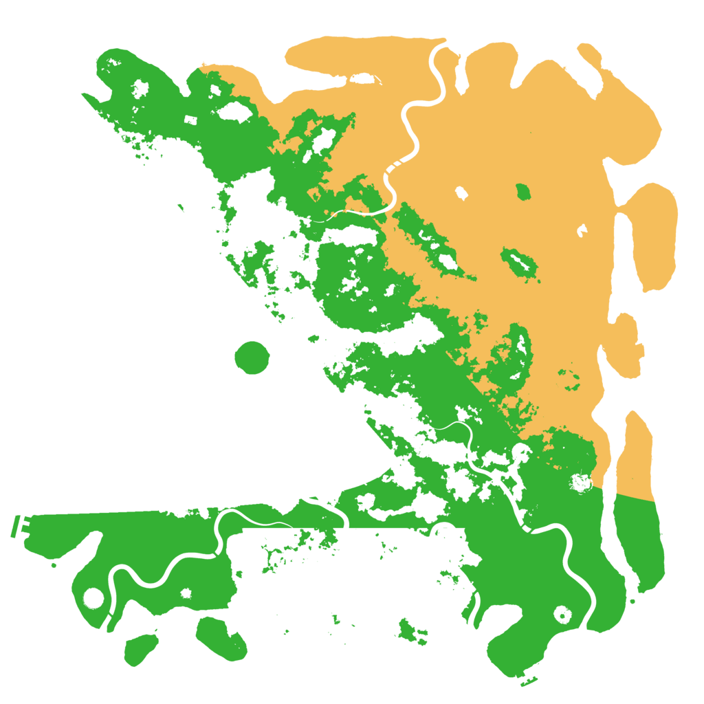Biome Rust Map: Procedural Map, Size: 6000, Seed: 116564756