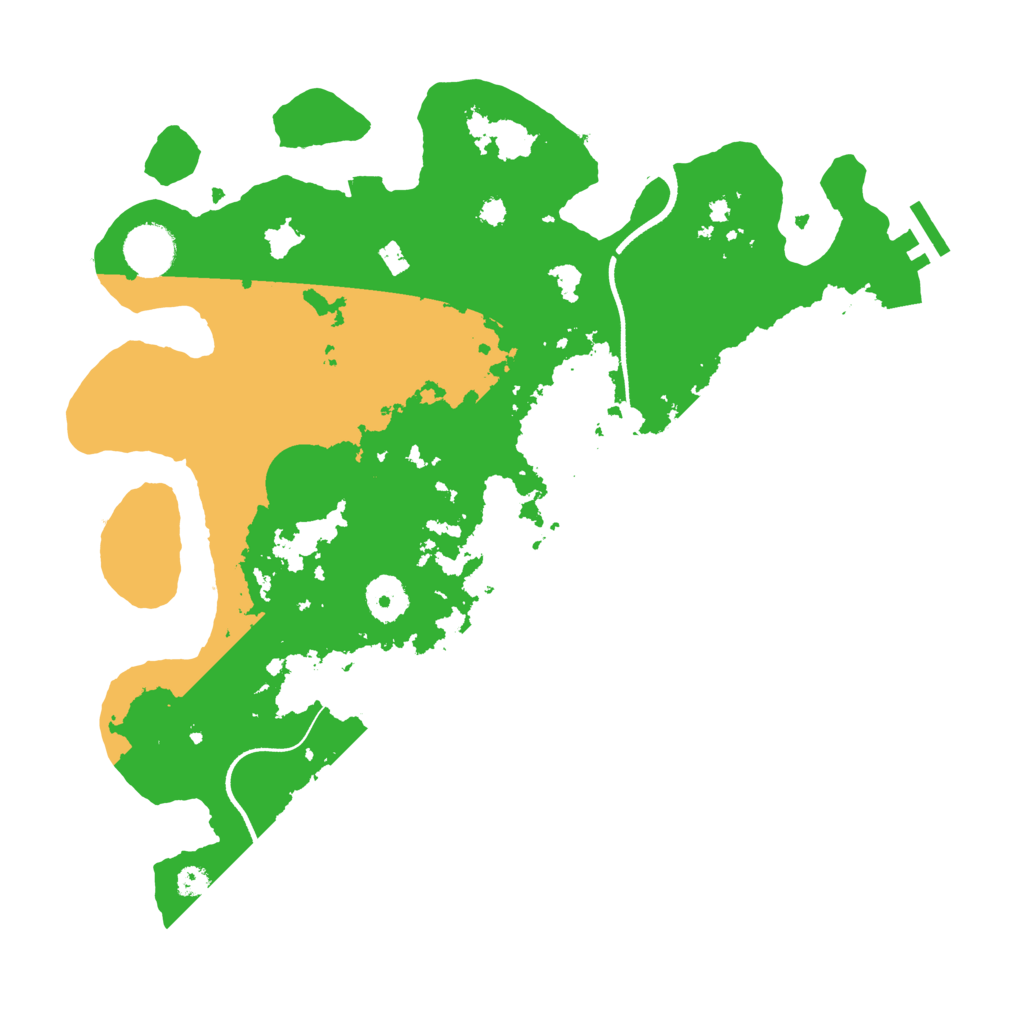 Biome Rust Map: Procedural Map, Size: 3500, Seed: 478567331