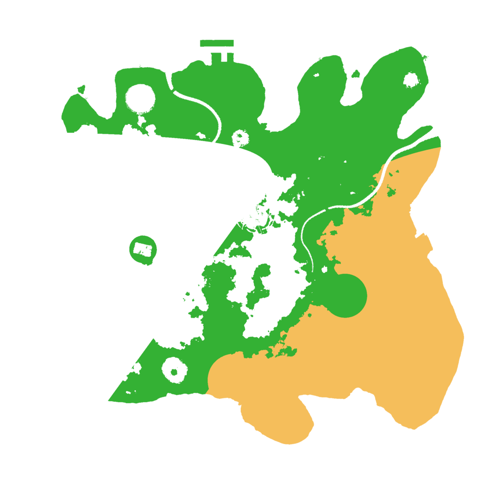Biome Rust Map: Procedural Map, Size: 3000, Seed: 627060891