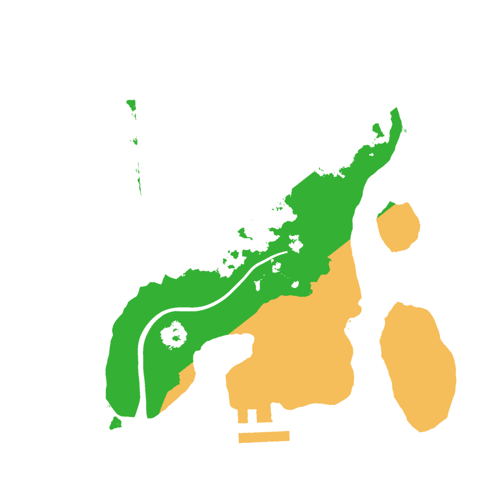 Biome Rust Map: Procedural Map, Size: 2000, Seed: 1248485422