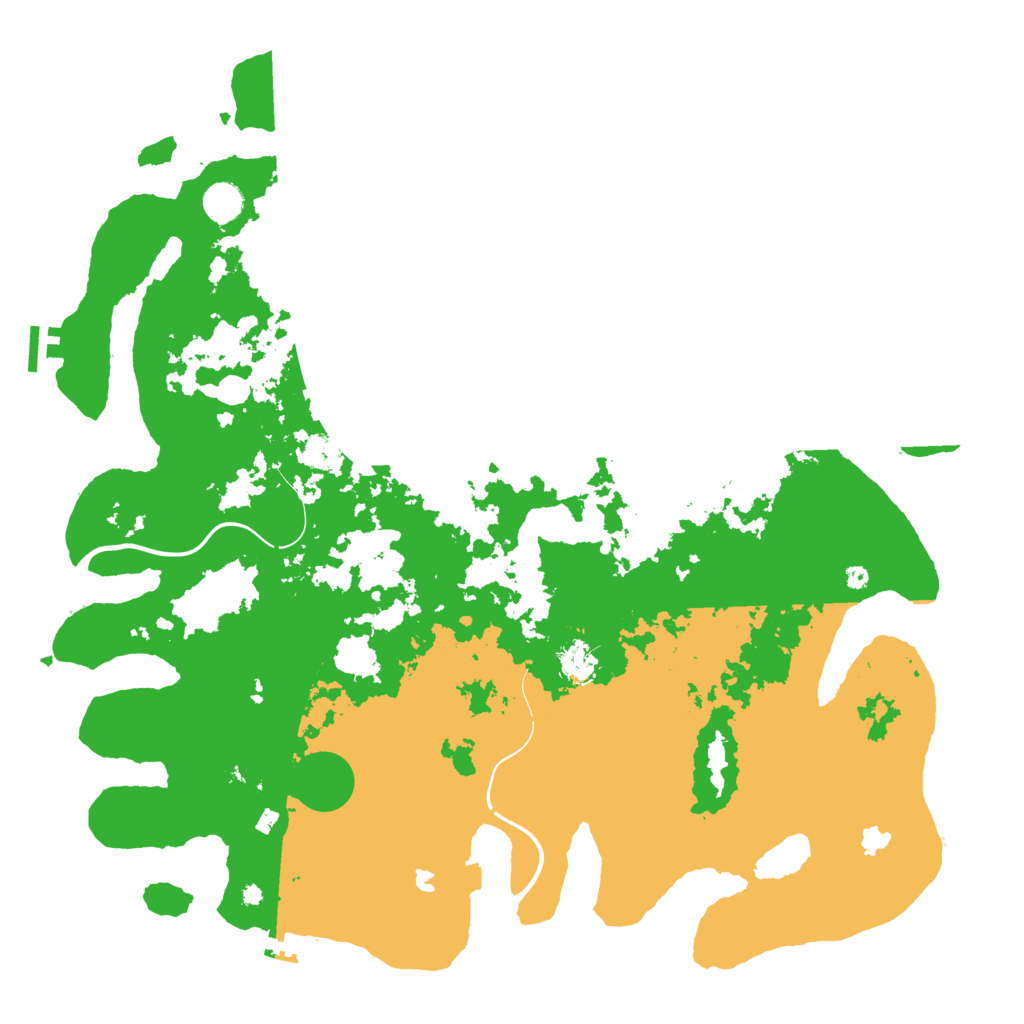 Biome Rust Map: Procedural Map, Size: 4500, Seed: 20250104